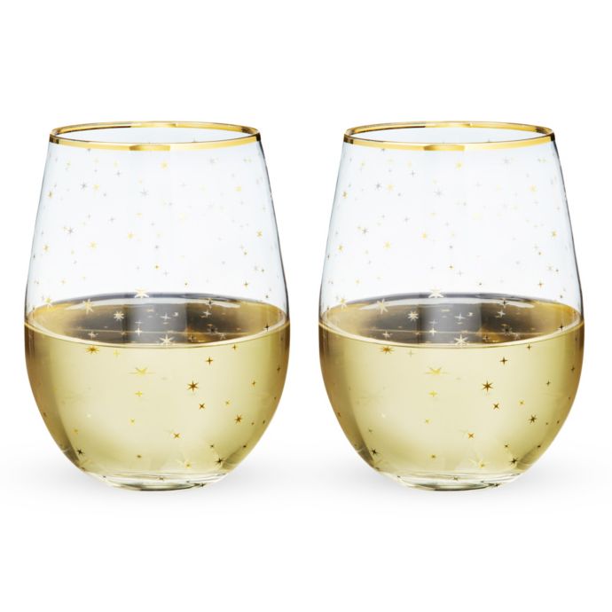 bed bath and beyond wine glasses stemless