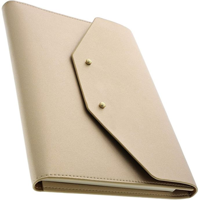 Paper Junkie Refillable A5 Faux Leather Journal Binder Notebook (5.5 x 8 Inches, 96 Sheets