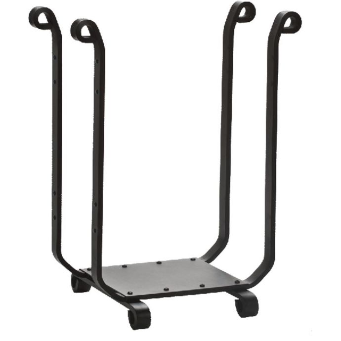 Log Rack Black Wrought Iron 5809 Less Than Perfect by Dagan Bed
