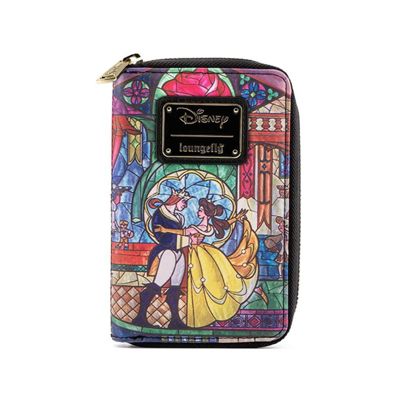 Loungefly Disney Princess Castle Series Belle Zip Around Wallet | Bed ...