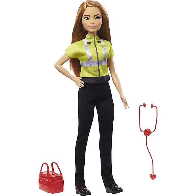 Barbie Paramedic Doll, Role-play Clothing & Accessories  Stethoscope, Medical Bag
