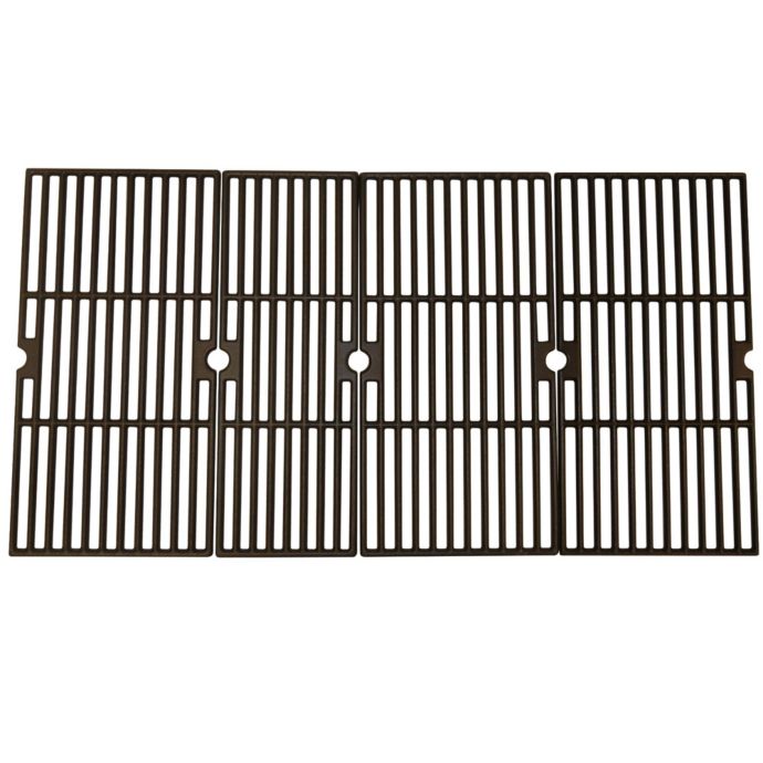 Outdoor Living and Style 4pc Matte Cast Iron Cooking Grid for Charbroil