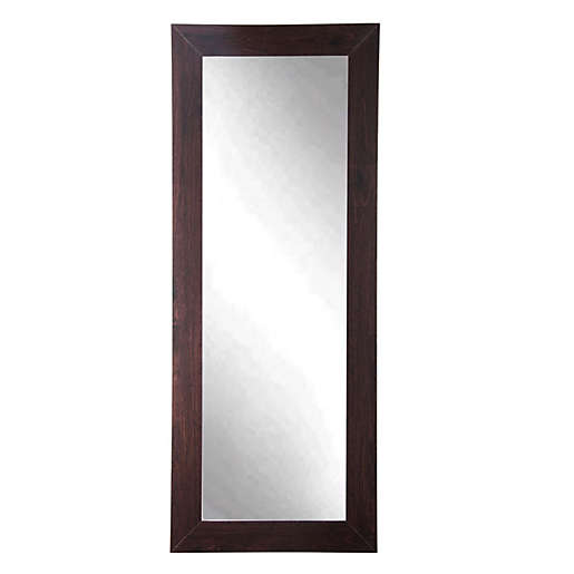 Walnut Fitting Room Tall Mirror 21 5, Dark Walnut Full Length Mirror