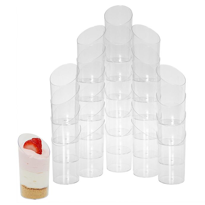 12 Piece Set Small 1.5 ounce Shot Glasses Dessert Glass Cooking Concepts 3 Packs 