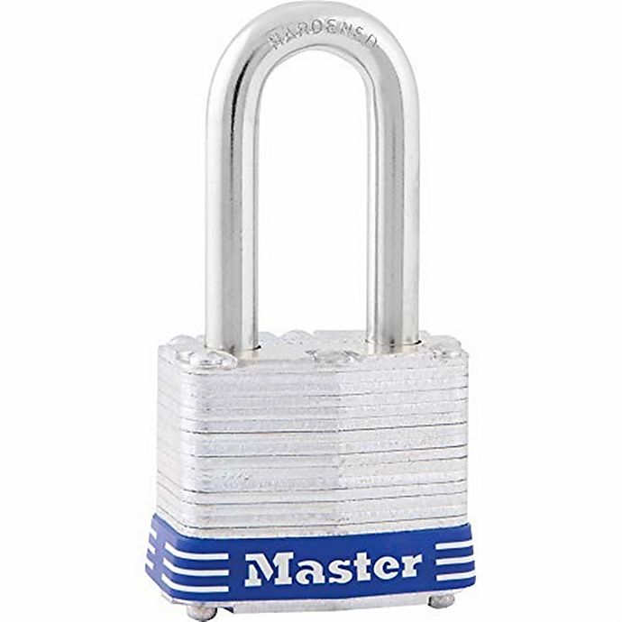 1-1/2" Laminated Padlock Blue Cover Master Lock 3 Pack 