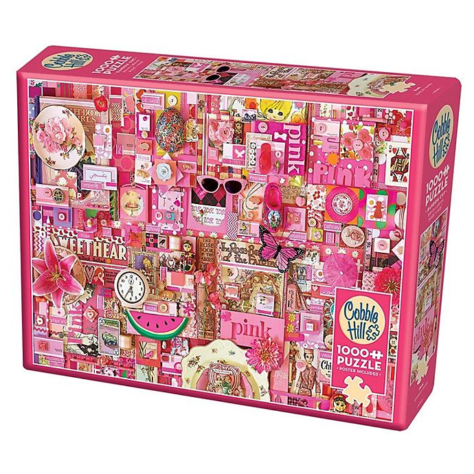 Cobble Hill Everything Pink 1000 Piece Jigsaw Puzzle 