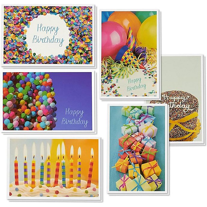 Birthday Card SetBoxed Greeting CardsHappy Birthday CardsAssorted Cards 