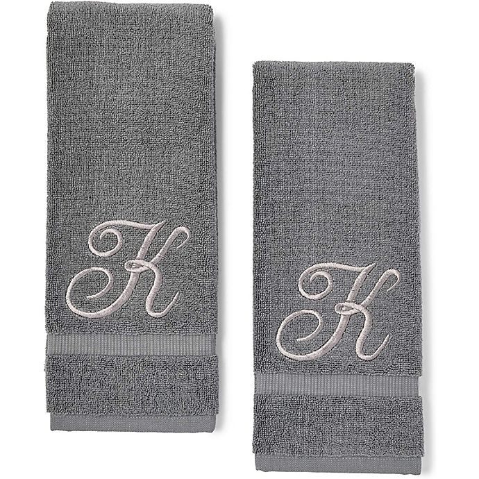 monogramed hand towel personalized hand towel 