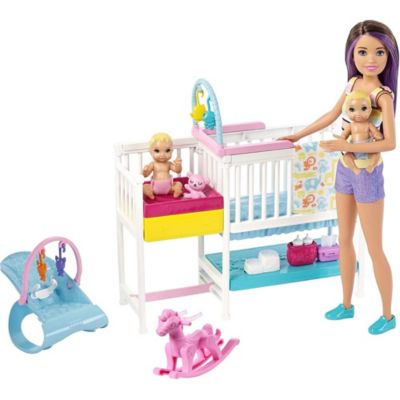 barbie crib playset