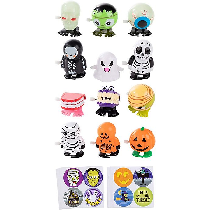 144 Stickers Horror Halloween Sticker Party Favour Bag Filler 12 Sheets Of 12 