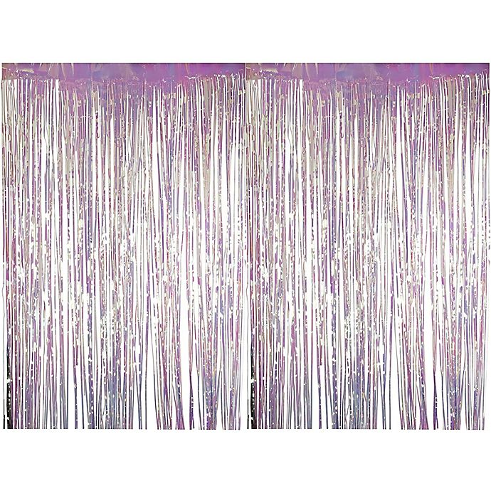 Metallic Tinsel Foil Fringe Curtains For Party Photo Backdrop Birthday Wedding 