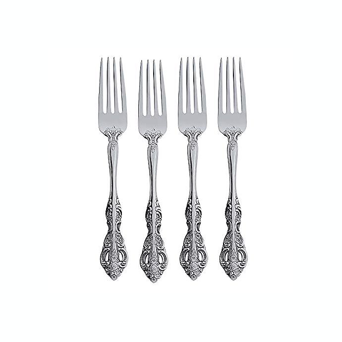 18/10 Stainless Oneida Michelangelo Fine Flatware Set Set of 4 Dinner Forks 