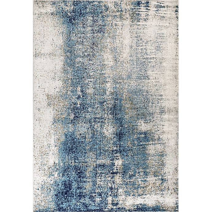 nuLOOM Dixie Contemporary Abstract Waterfall Area Rug, Blue, 5'x7'5\