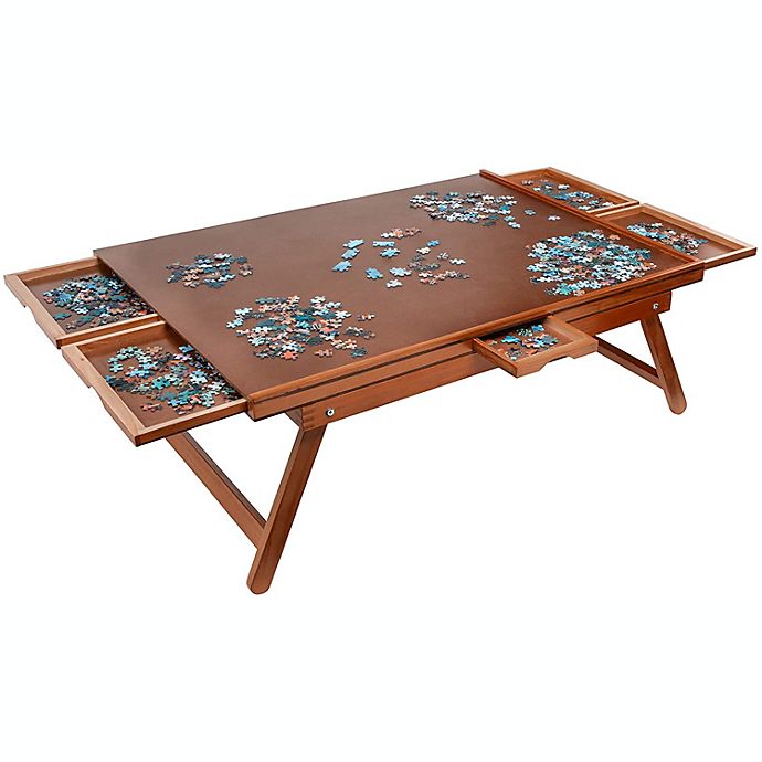 Wooden Puzzle Table Jigsaw Plateau-smooth Fiberboard Work Surface for 1000 Pcs for sale online 