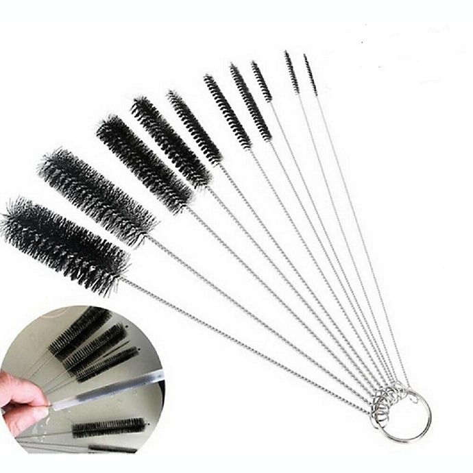 50 Pack Stainless Steel Drinking Straw Cleaning Brushes Set Tube Brush 