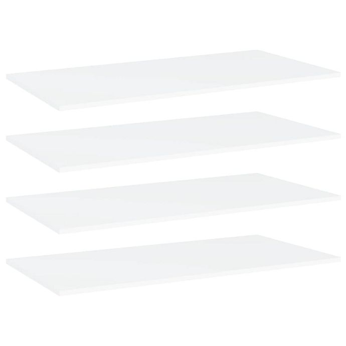 vidaXL Bookshelf Boards 4 pcs Sonoma Oak 39.4"x3.9"x0.6" Chipboard 