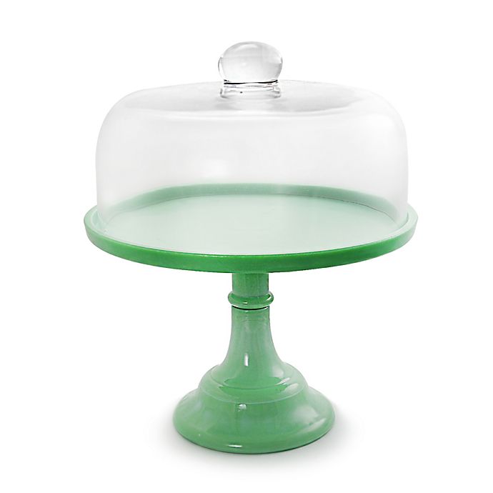 Clear 10-Inch Round Acrylic Plate Cake Stand 