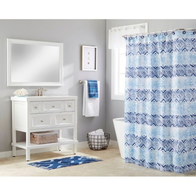 Watercolor Pineapple Hand Draw Bathroom Decor Fabric Shower Curtain Set 71Inch 