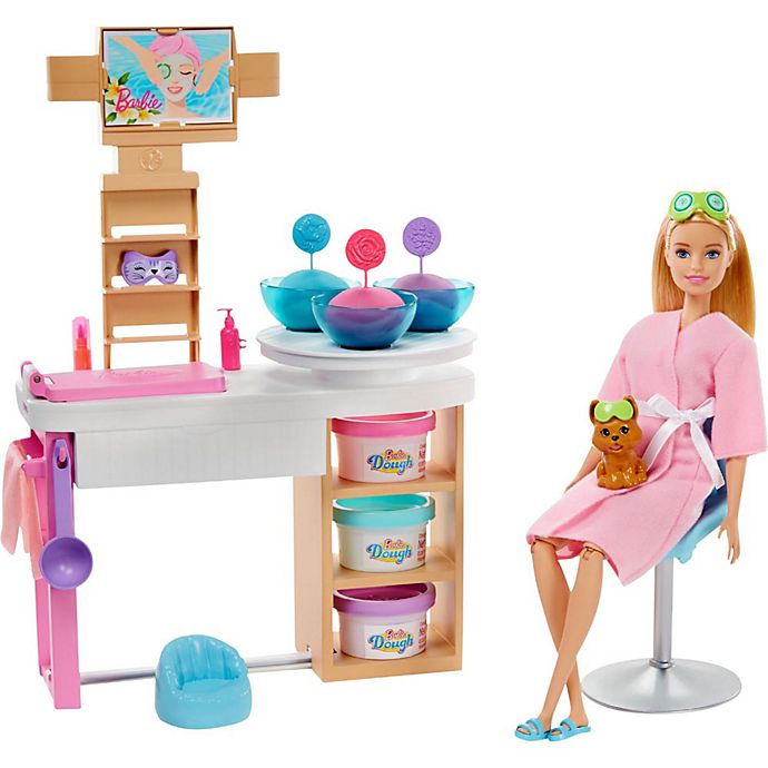 Barbie Puppy Party Doll and Playset with Barbie dough Mattel Toys 