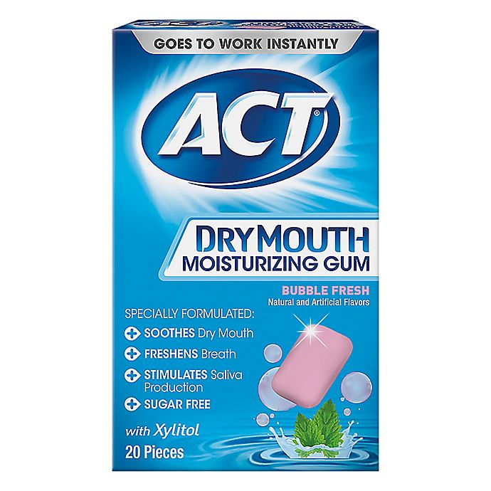 ACT® 20-Count Dry Mouth Moisturizing Gum in Bubble Fresh