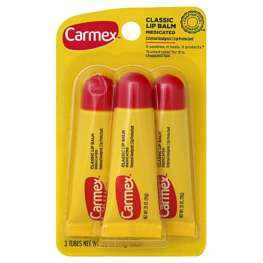 Carmex® 3-Pack Medicated Classic Lip Balm. View a larger version of this product image.