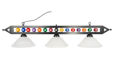 Pool Table Light with Pool Balls 