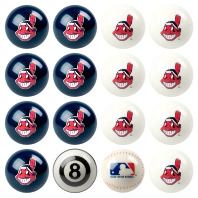 Cleveland Indians Pool Ball Set