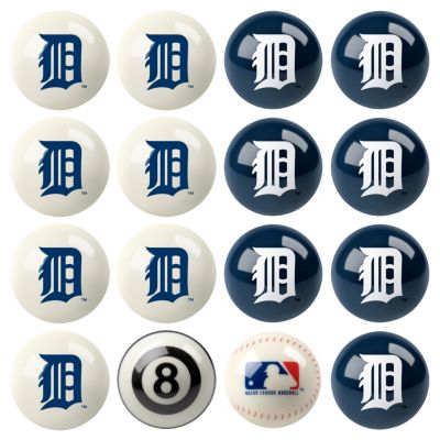 Detroit Tigers Pool Ball Set