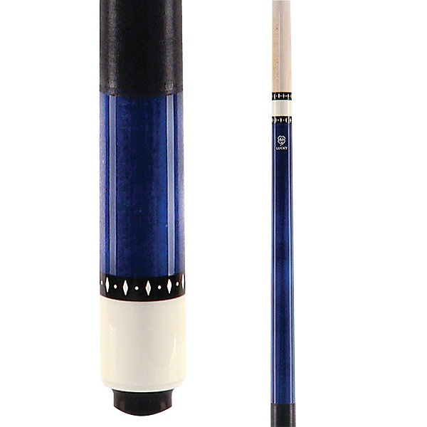 MCDERMOTT LUCKY L2 BLUE Two-piece Billiard Table Pool Cue Stick & FREE SOFT CASE 