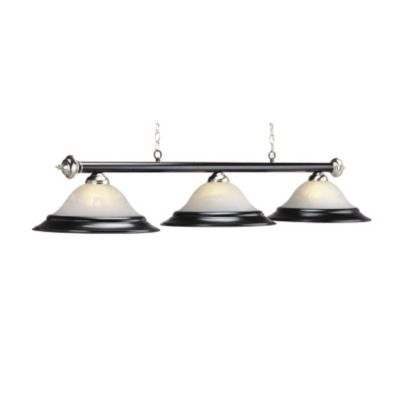 Glass Shade Pool Table Light