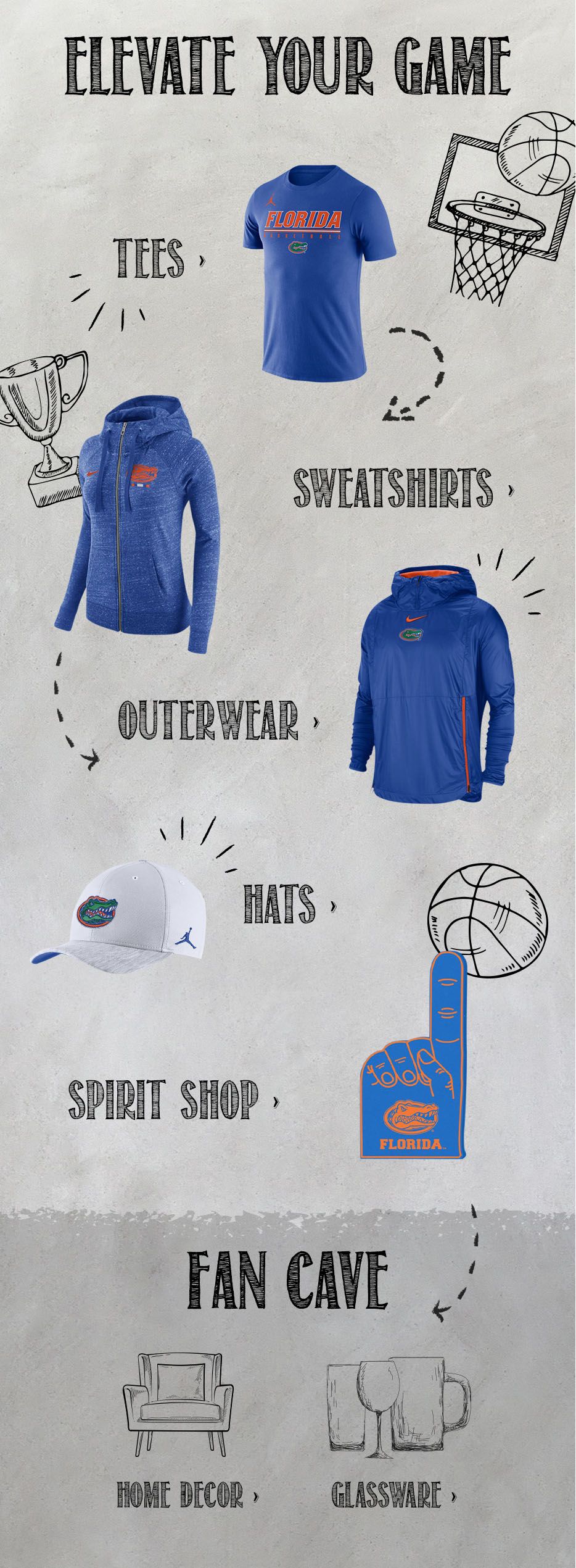 Florida Gators Apparel UF Gator Gear, Merchandise & Gifts