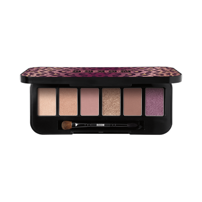 Let your eye looks take a walk on the wild side with this limited-edition palette. Featuring six ultra-luxe eyeshadows that range from shimmering pearl to metallic bronze hues, this palette's primer-infused technology locks color in place. Its powerfully pigmented formula glides onto lids with a powder-to-silk texture that creates a luxe eye makeup feel. This Palette Contains 6 (.5oz) Eyeshadows in: Silk Sheets (chai luster), Champagne Buzz (shimmering pearl), Lingerie Lover (matte mauve), Mink Magnet (metallic bronze), Spoiled Sexy (matte deep mauve), Wild Nights (shimmering sugar plum).