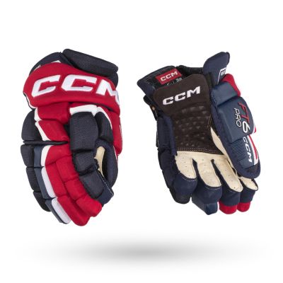 CCM Tacks 4-Roll Pro Hockey Glove Senior-HGT4RP SR