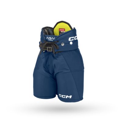 Used CCM 652 Medium Junior Tacks Blue Hockey Pants Pads Gear Equipment
