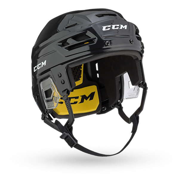 CCM Tacks Helmet Parts Kit including Ear Covers and Chin Strap Black White Res 