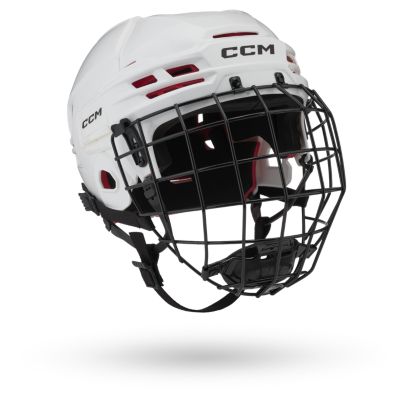 Casque Hockey CCM Tacks 210 Combo – Noir, Taille L – Léger Et Protecteur