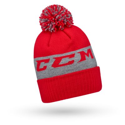 CCM Senior Team Fleece Pom Knit Adults Hats