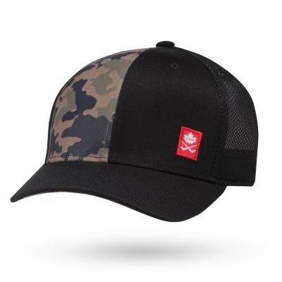 Camo Meshback Trucker Cap Senior