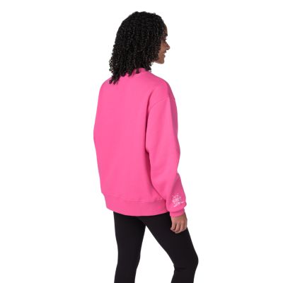 Barbie&trade; x CCM Rosa brodert collegegenser voksen