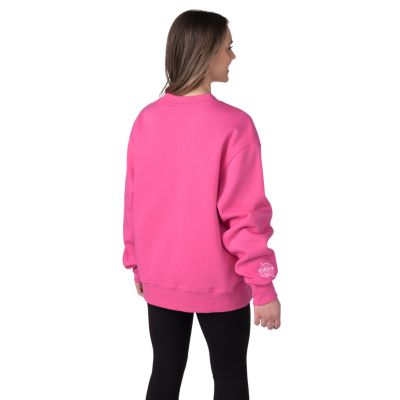 Barbie&trade; x CCM Rosa brodert collegegenser voksen