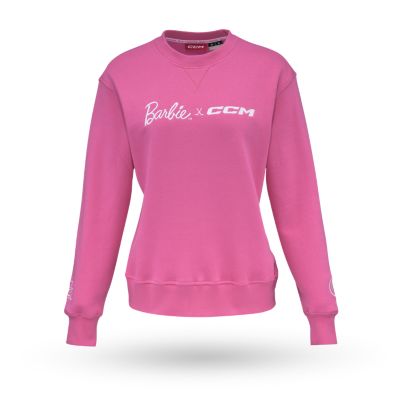 Barbie&trade; x CCM Rosa brodert collegegenser voksen