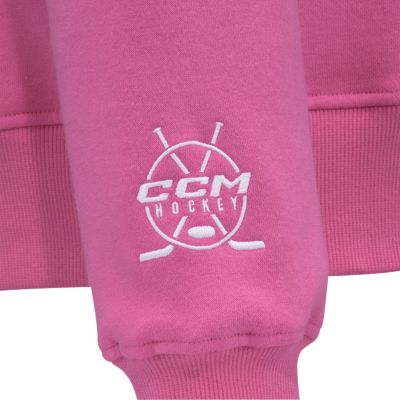 Barbie&trade; x CCM Rosa brodert collegegenser voksen