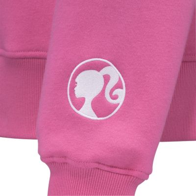 Barbie&trade; x CCM Rosa brodert collegegenser voksen
