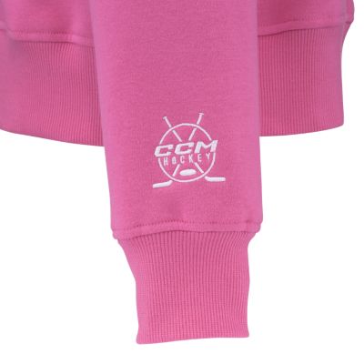 Barbie x CCM&nbsp;Pink&nbsp;Embroidered Crewneck Youth