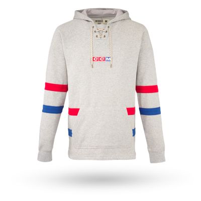 Ccm hoodie 2024 with laces