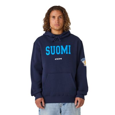 Finland Flag Fleece Hoodie