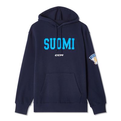 Finland Flag Fleece Hoodie