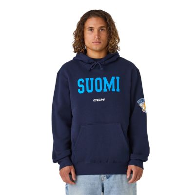 Finland Flag Fleece Hoodie