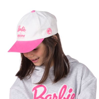 Barbie x CCM&nbsp;White&nbsp;Slouch Adjustable Cap Youth