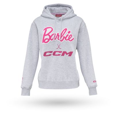 Barbie x CCM&nbsp;Grey&nbsp;Embroidered&nbsp;Hoodie Adult